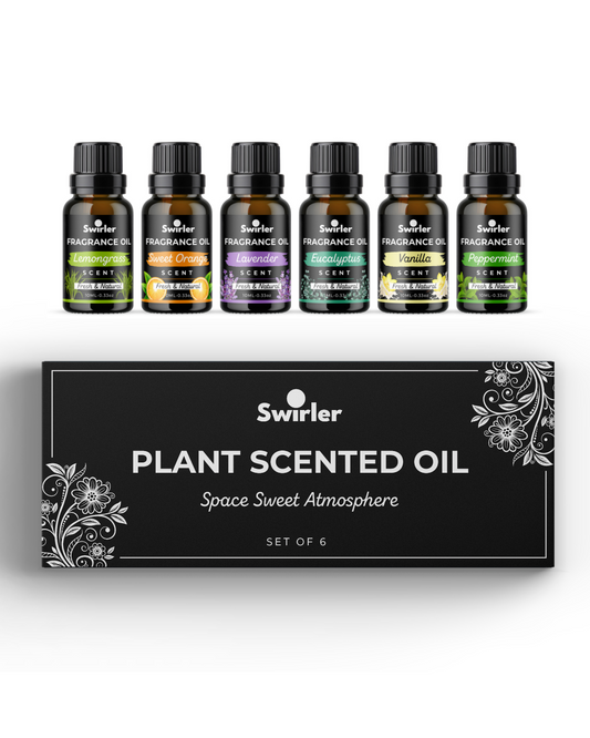 6 Plant Scented Oil Set - Fragrance for Multi Purpose Cleaner
